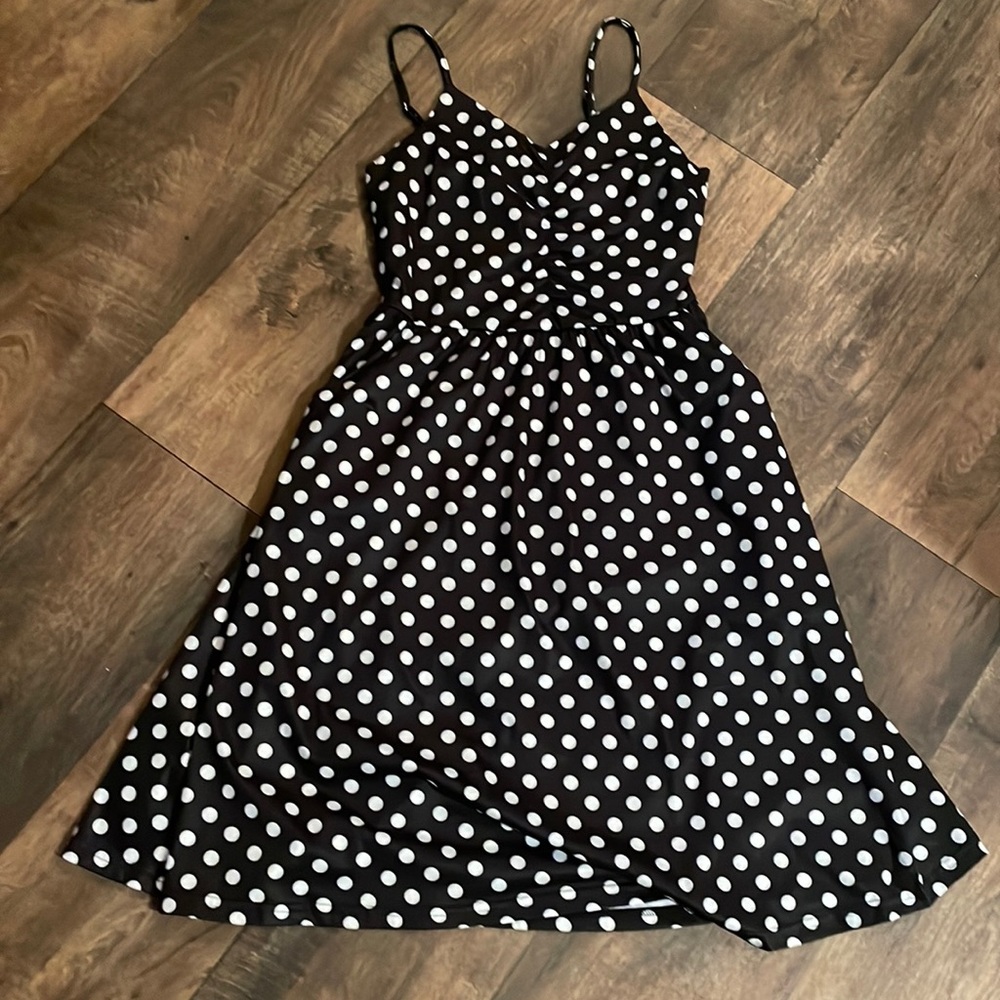 Yathon Size Small Polka Dot Sundress w/ Pockets